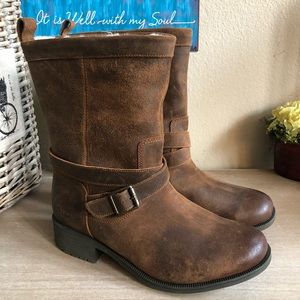 glendale waterproof leather boot
